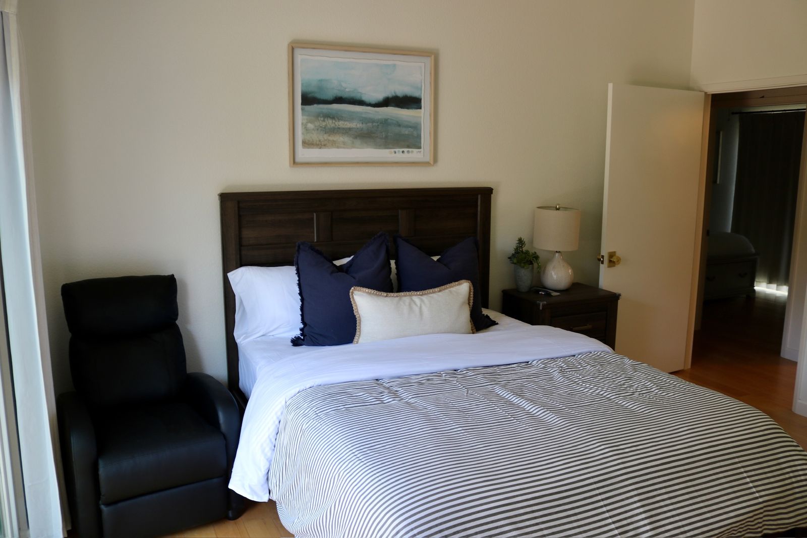 Private resident room four with patio view